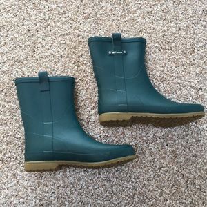 Tretorn rain boots- teal